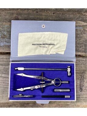 Vintage Gramercy Drafting Set M0A Made In Germany Complete in Case